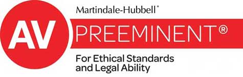 Martindale-Hubbell | AV Preeminent | For Ethical Standards and Legal Ability