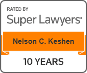 Rated By Super Lawyers | Nelson C. Keshen | 10 Years